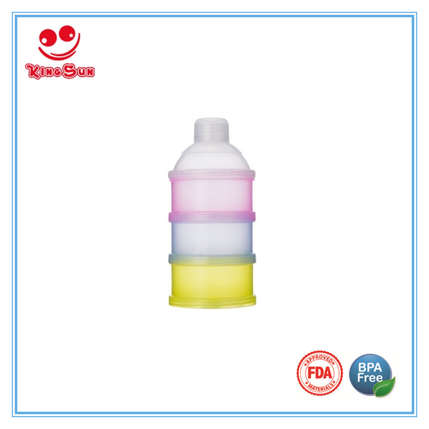 3 Layers Baby Milk Powder Dispenser - Food Grade Ppo, Transparent Design | Multi-functional, Eco-friendly, Bpa Free, Customizable Colors