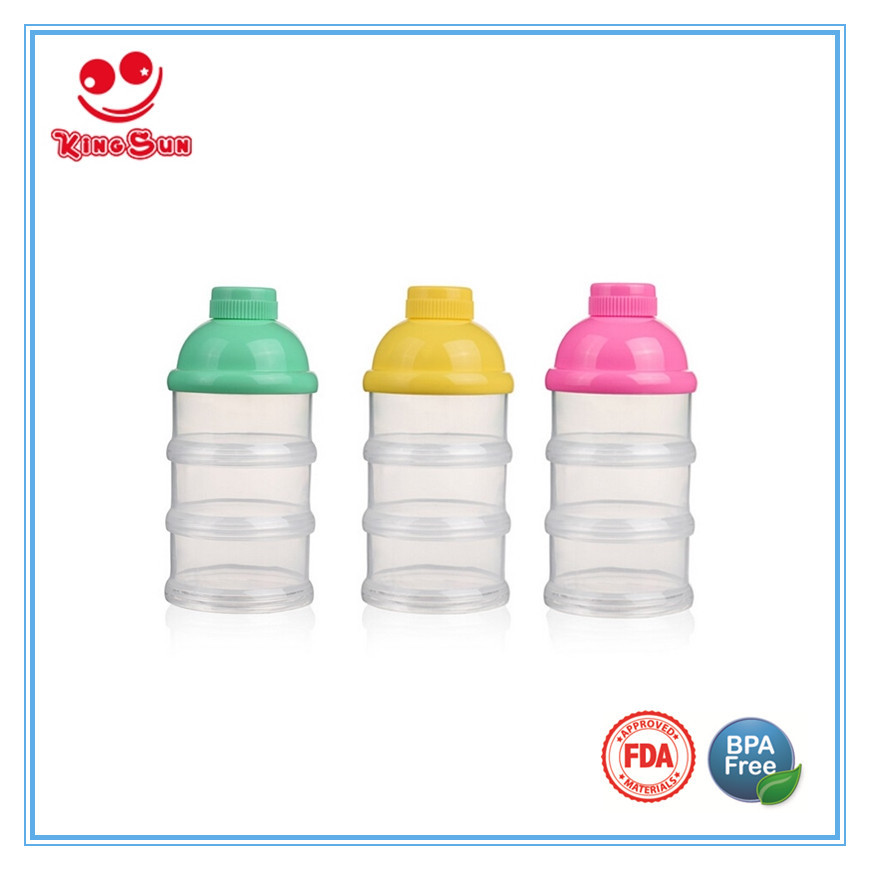3 Layers Baby Milk Powder Dispenser - Food Grade Ppo, Transparent Design | Multi-functional, Eco-friendly, Bpa Free, Customizable Colors