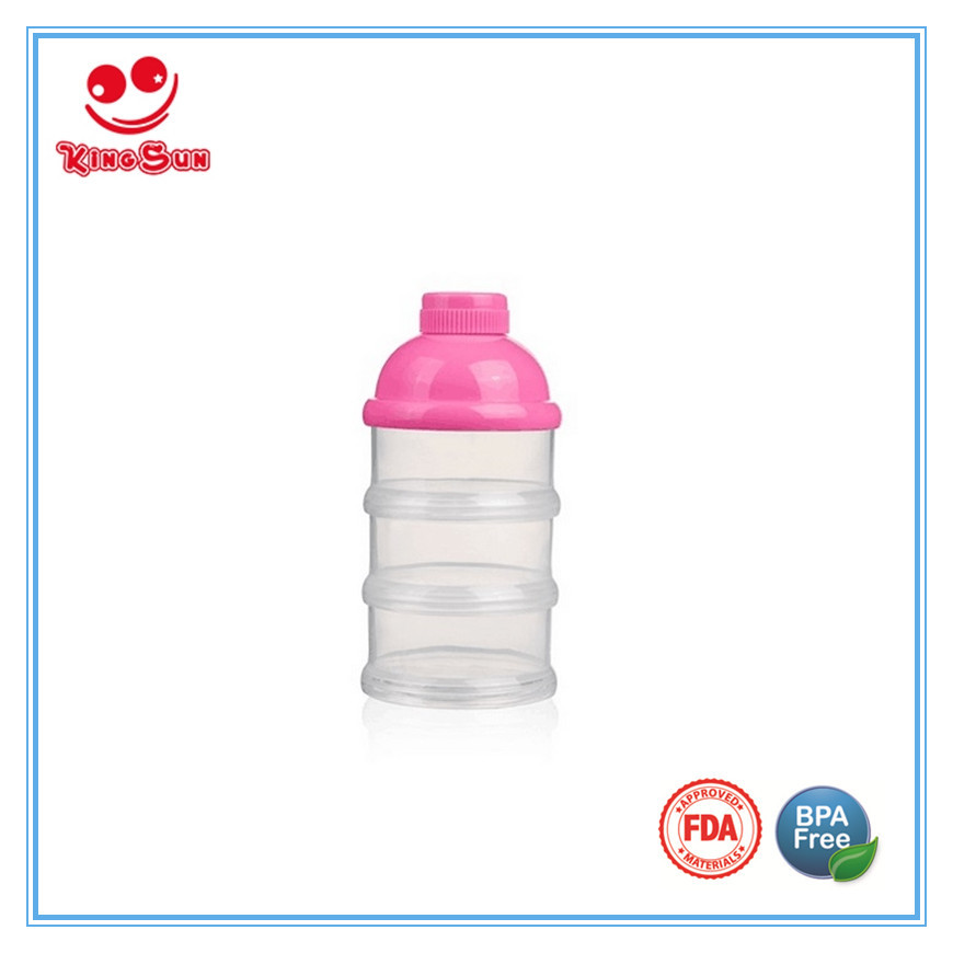 3 Layers Baby Milk Powder Dispenser - Food Grade Ppo, Transparent Design | Multi-functional, Eco-friendly, Bpa Free, Customizable Colors