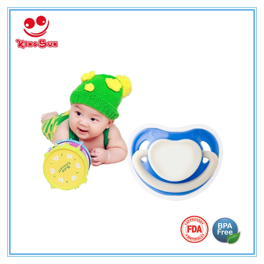 Pink Heart Shape Newborn Baby Pacifier Free Sample