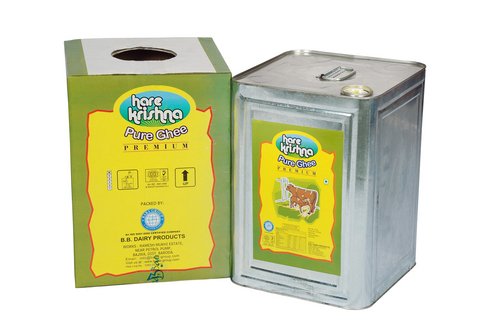 Pure Butter Ghee - Tin Can, 30x20x25cm, Yellow | Pure Taste, Rich Aroma, Natural Goodness, Healthy Cooking
