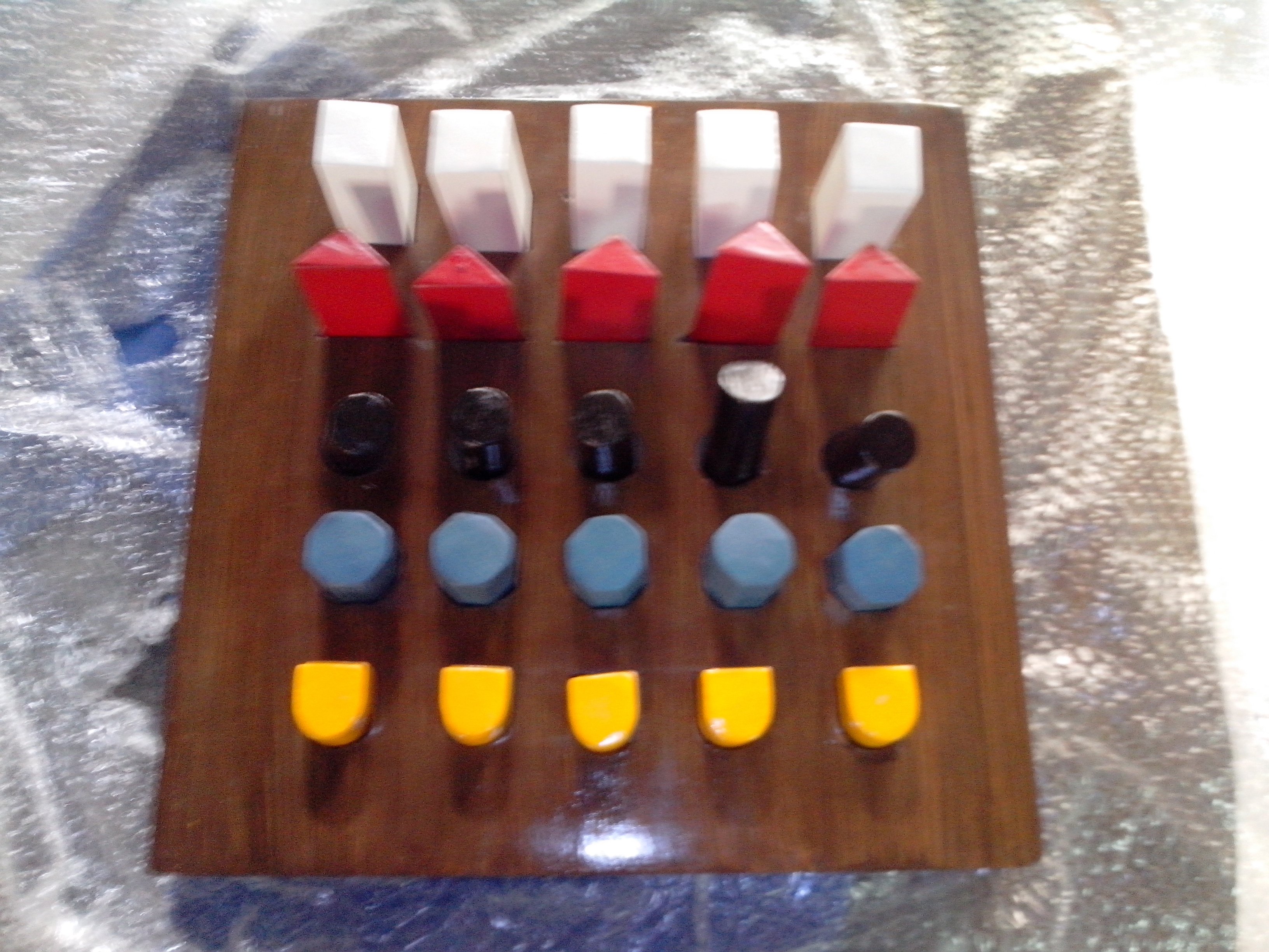Pvc Multi Shaped Peg Board