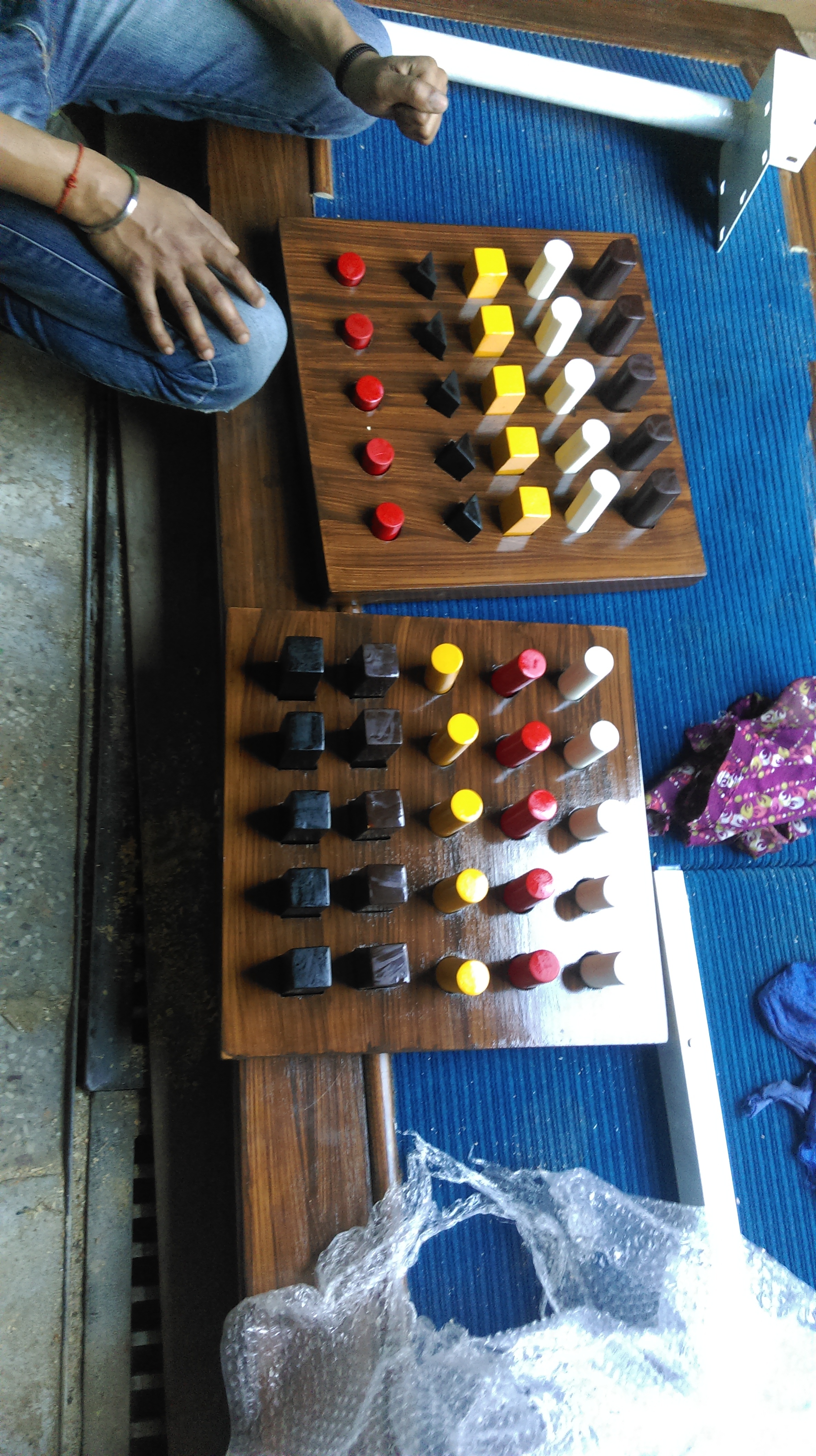 Pvc Multi Shaped Peg Board