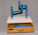 Wood Pipe Assembly Station Used In Occupational Therapy