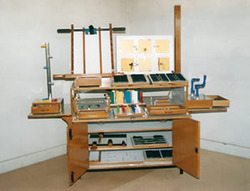 Multi-activities Work-station - Wood Material, Portable Design | Dual Wheelchair-accessible Shelves, Lockable Double Doors, Sturdy Work Surfaces, Supports Multiple Patient Activities