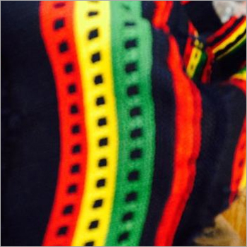 मल्टी कलर जैक्वार्ड पेटी रिब