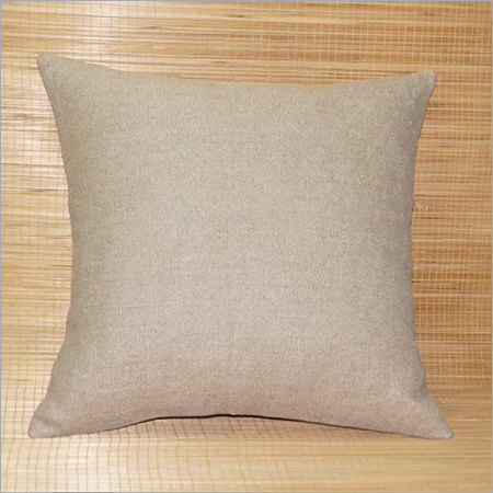 प्लेन डाइड लिनन कुशन कवर