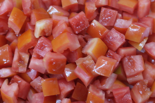 Fresh Cut Tomato - Juicy and Ripe, Perfect for Salads and Sauces