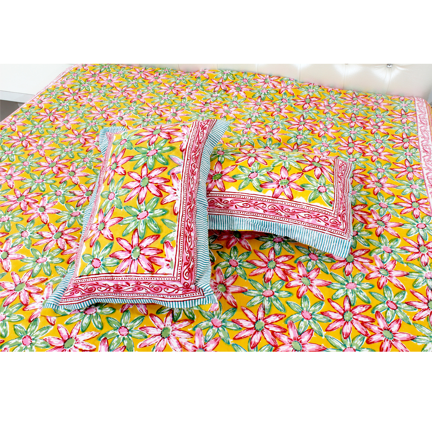 Warm Colors Cotton Bed Sheets