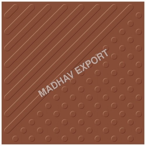 टैब बटन टेराकोटा विट्रिफाइड पार्किंग टाइल्स का आकार: 300 X 300