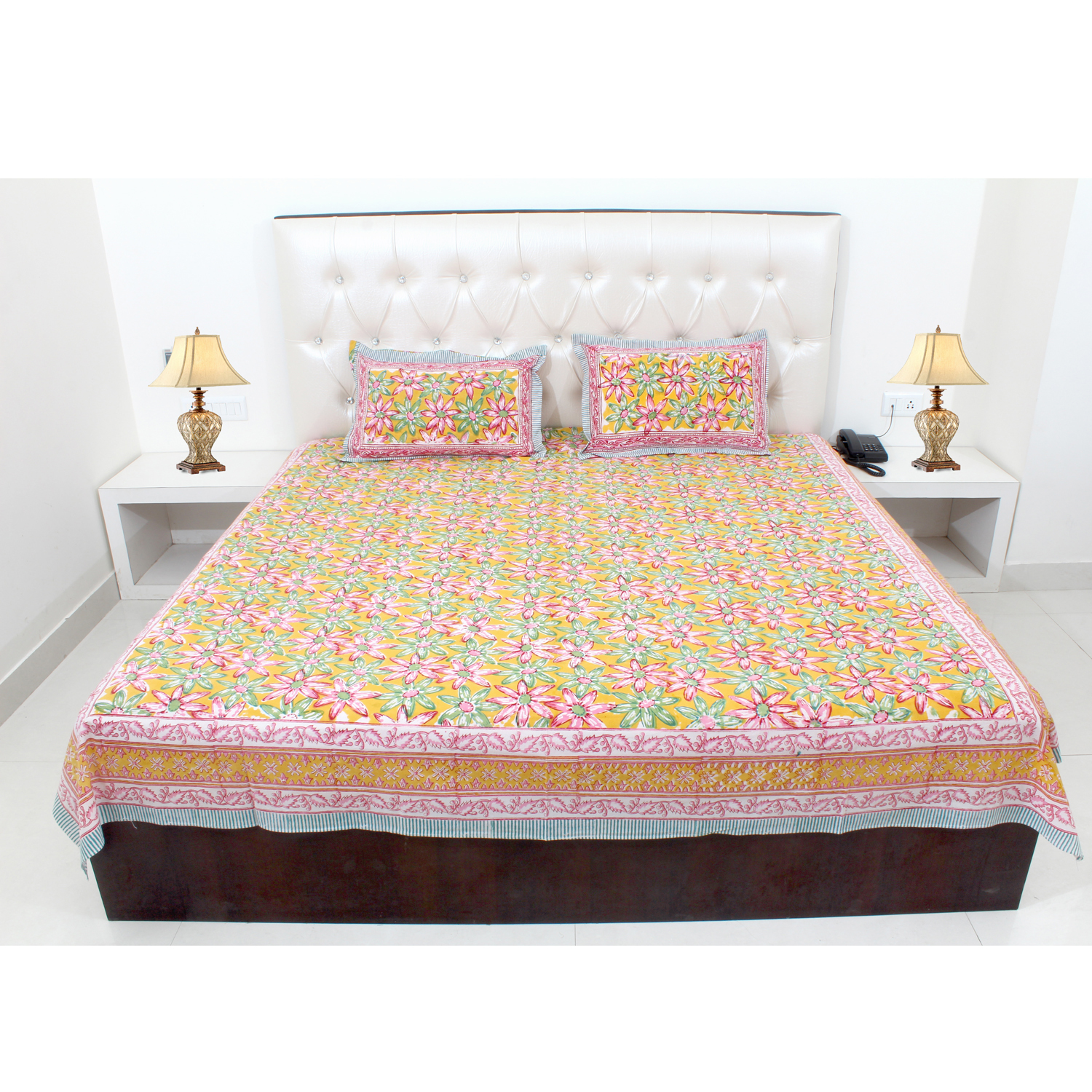 Sunny Colors Cotton Bed Sheets