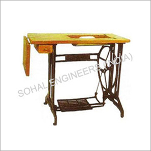 Sewing Machine Stand - Wooden, Custom Dimensions | Yellow Finish, 1 Month Warranty