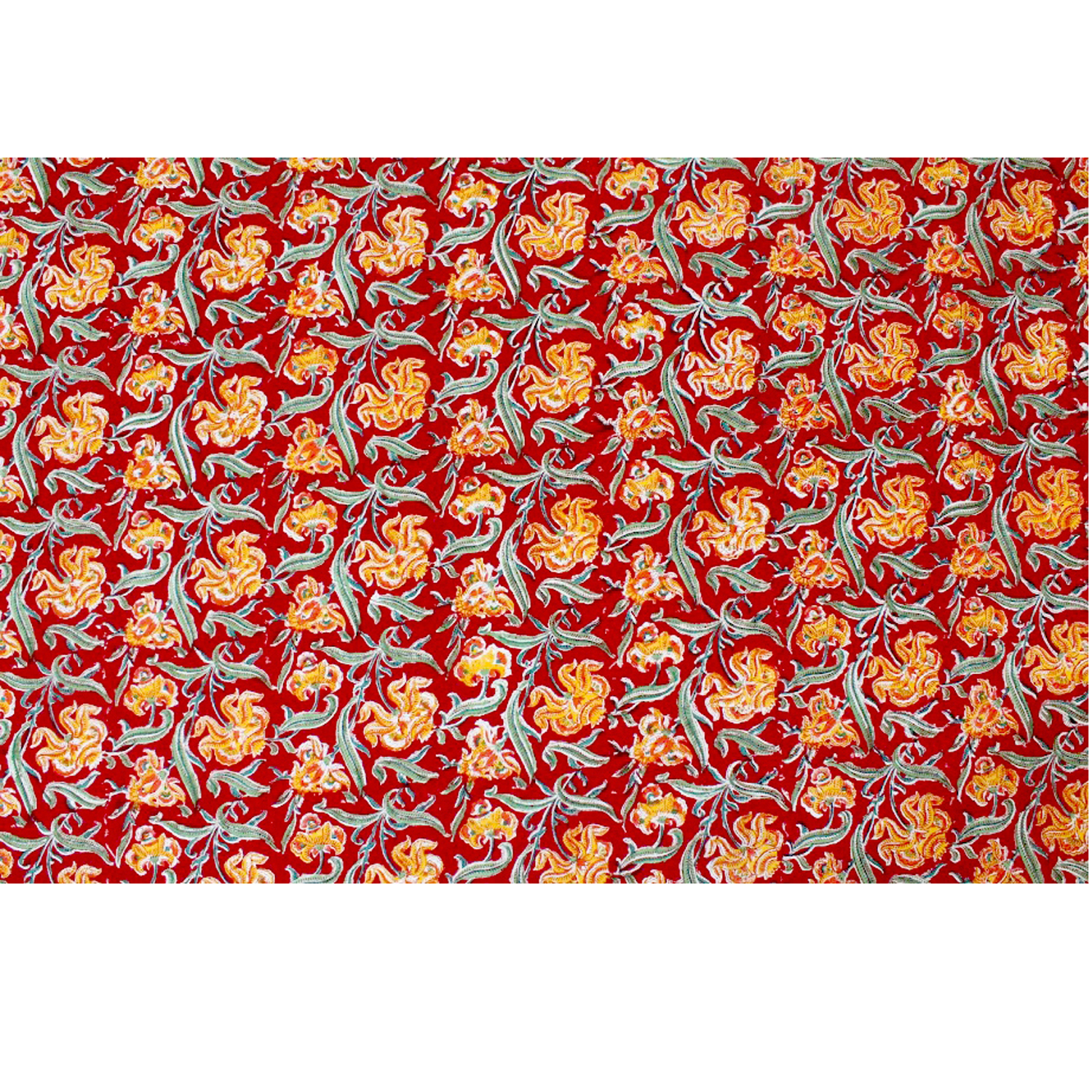Rustic Red Stylish Bed Sheet