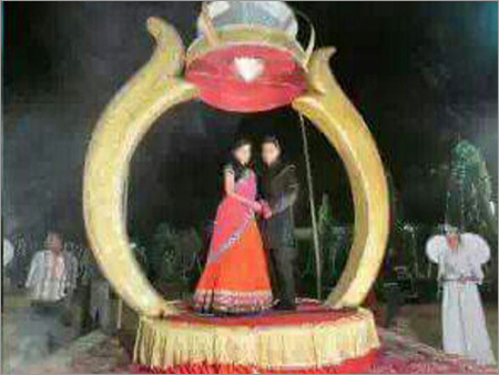रिंग वरमाला वेडिंग स्टेज