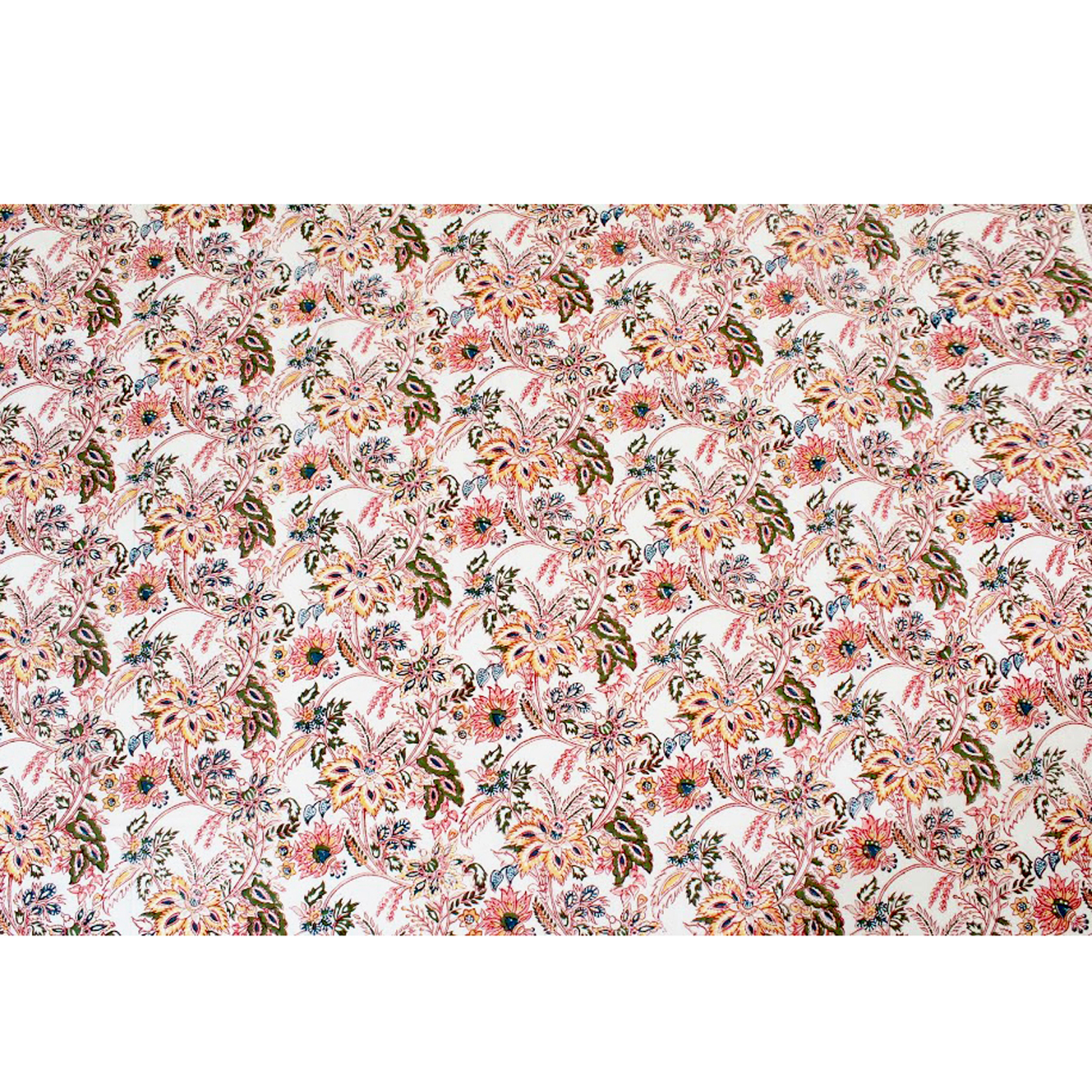 Fancy Double Bed Sheet - 100% Cotton, Printed Design | 2 Pillowcases, Ideal For Special Occasions