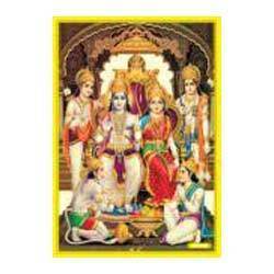 Ram Sita Poster in Gold Foil 24K