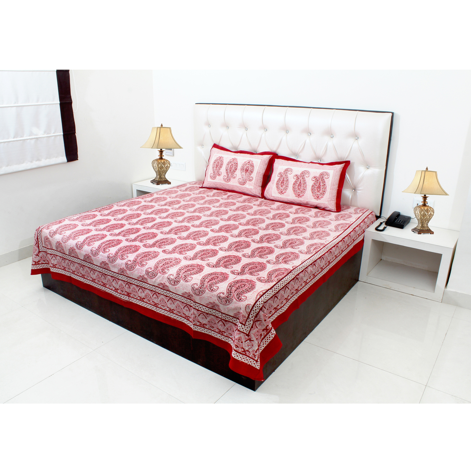 Blood Red Stylish Diwan Set