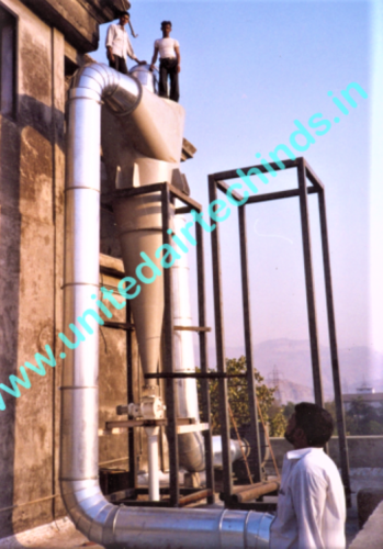 एसएस स्प्लिट डक्टिंग साइक्लोन सेपरेटर