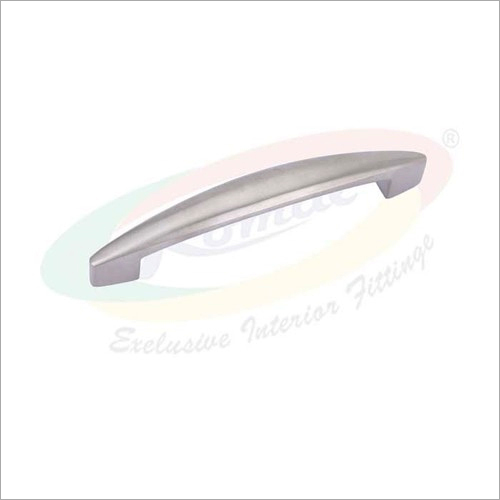 Wardrobe Handle - Zinc Alloy, 96mm/128mm/160mm/224mm Dual Tone Matt Chrome/satin Finish, Durable, Long Lasting, Dimensionally Accurate
