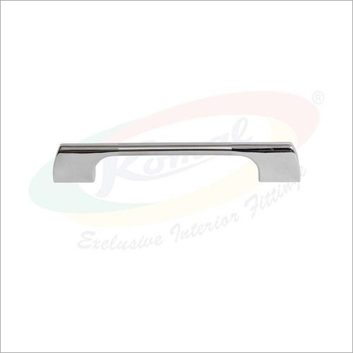 Wardrobe Handle - Zinc Alloy, 96MM/160MM/224MM Sizes | Dual Tone Matt Chrome Finish, Elegant Design, Corrosion Resistance, Modern Trend