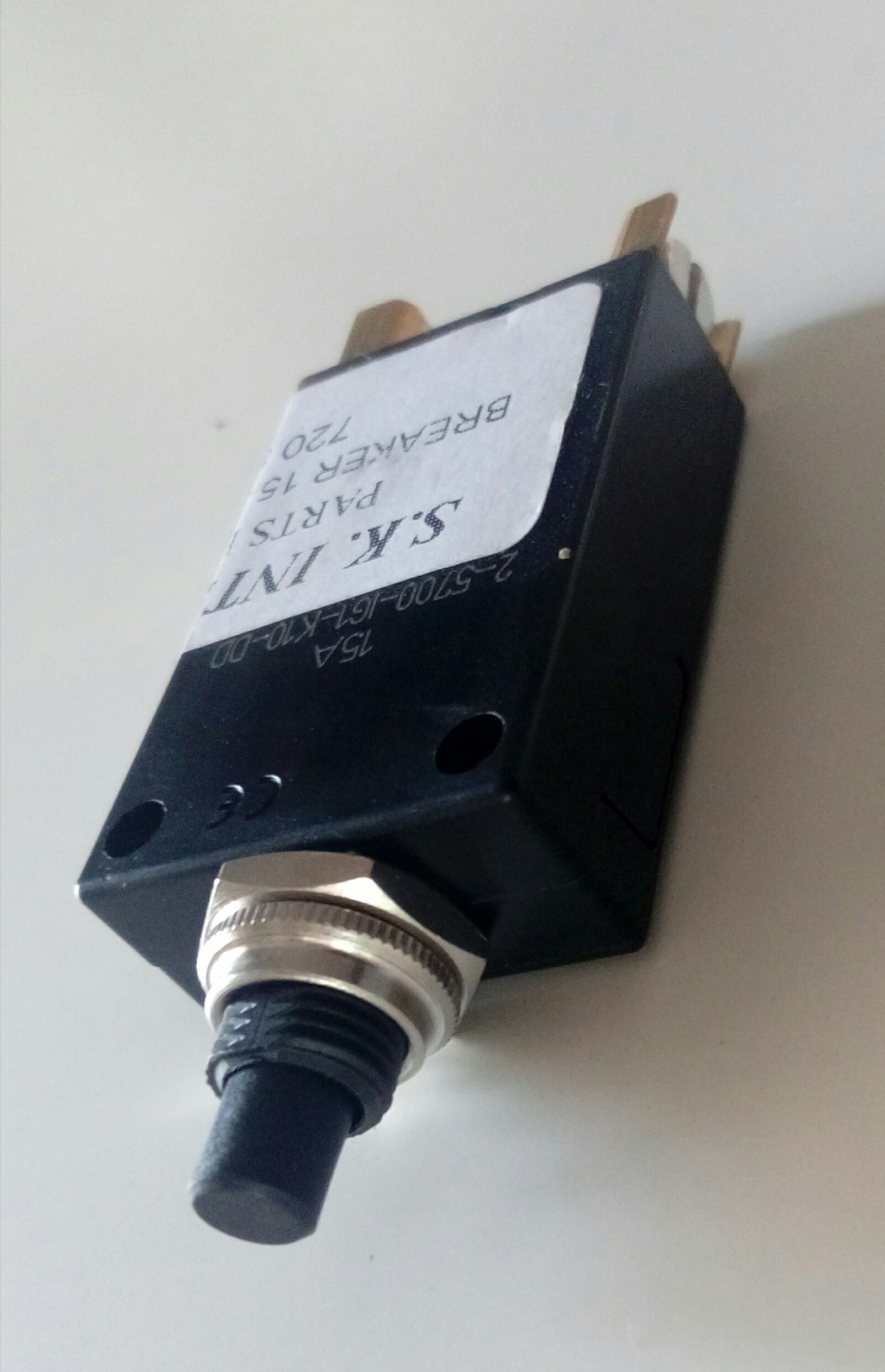 Push Reset Circuit Breaker