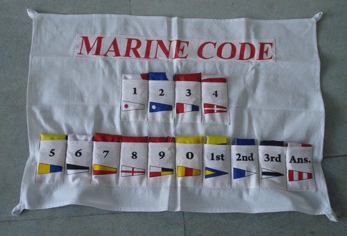 U.S. NAVY Signal SET a 14 flag with CASE COVER