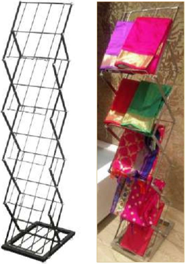 कोलैप्सिबल डिस्प्ले स्टैंड