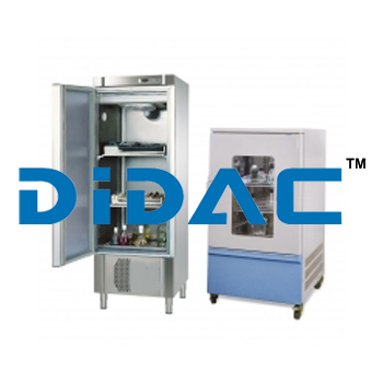 Cooled Incubators - Stainless Steel, 1200 x 600 x 1800 mm, 200 Liters Capacity | Double Glazed Glass Door, Microprocessor Control, Refrigerant Compressor