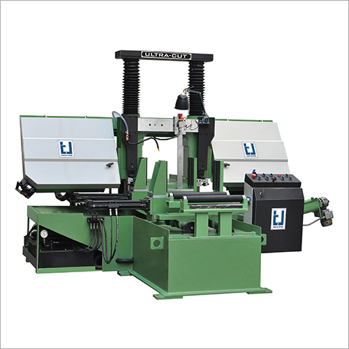 Green Fully Automatic Double Column Bandsaw Machine