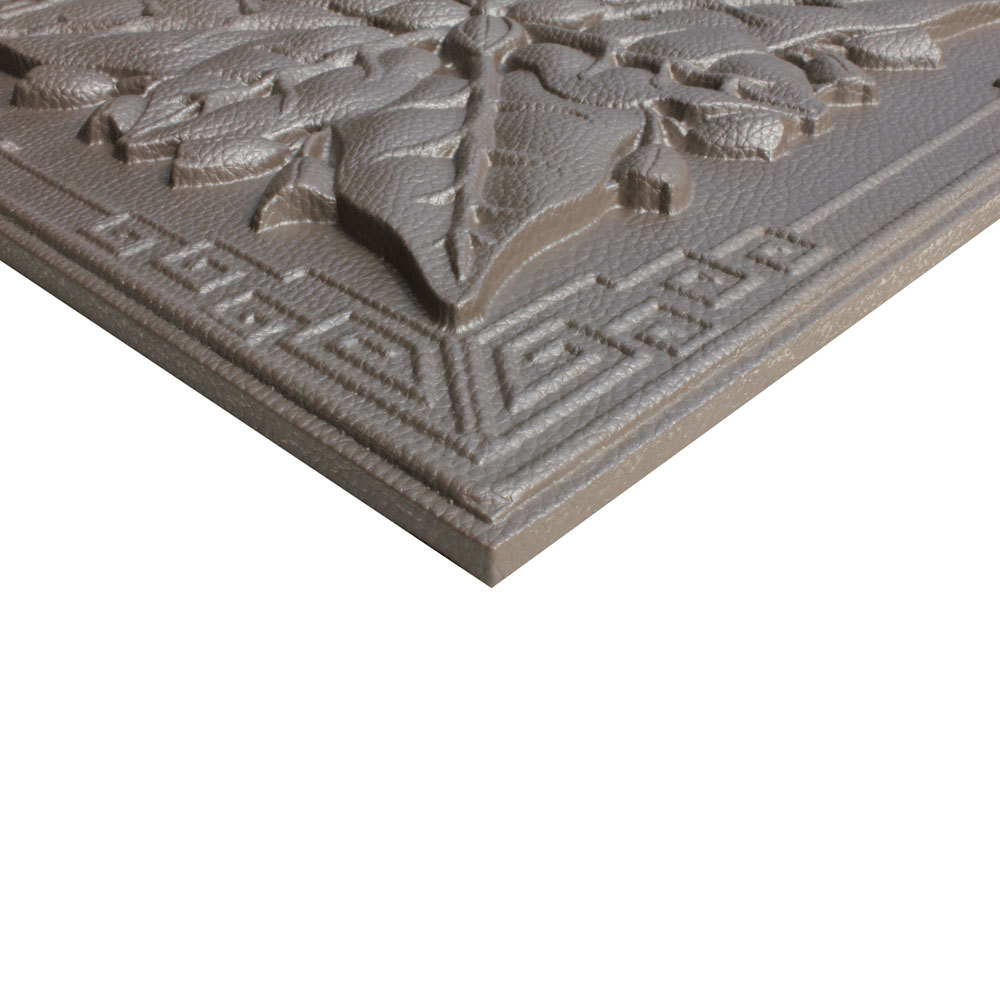 Soundproofing Carved Faux Leather Tile, Soft 3d Wall Panels Application: Residential Building