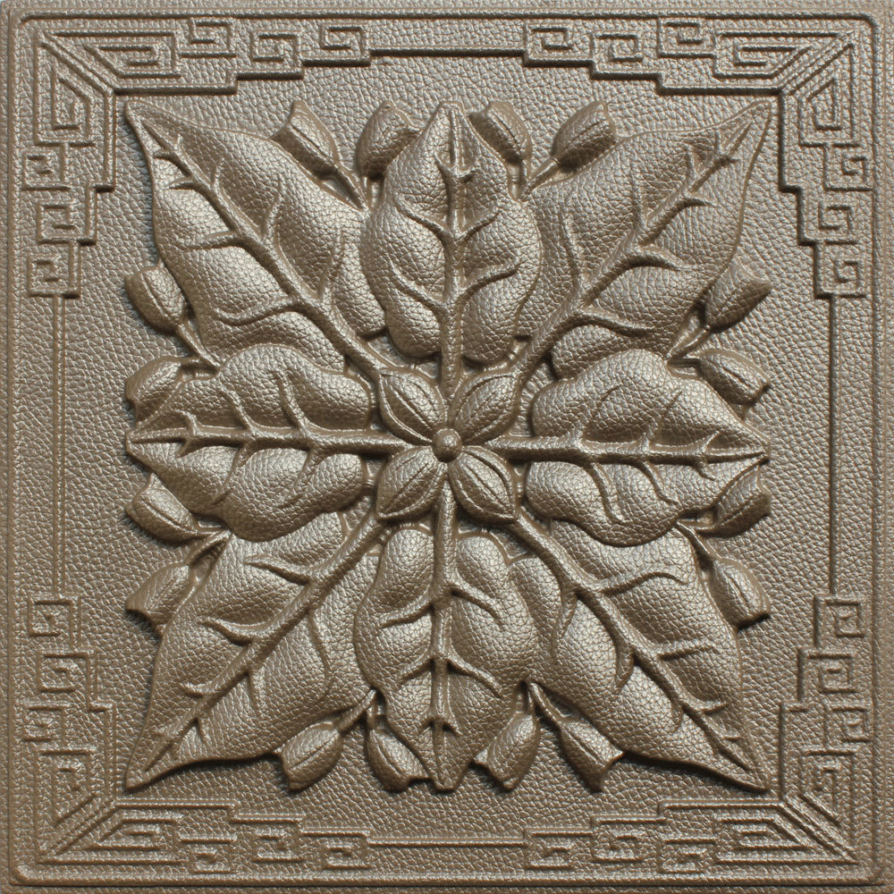 Soundproofing Carved Faux Leather Tile, Soft 3d Wall Panels Application: Residential Building