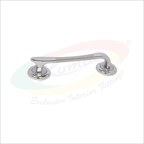 Door Handle - Stainless Steel | Polished Finish, Rectangle Shape, Durable Metal Alloy Composition