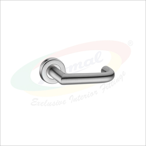 Lever Handles - Polished Stainless Steel and Aluminum Alloy , Rectangle Shape with Durable Metal Finish and Versatile Design