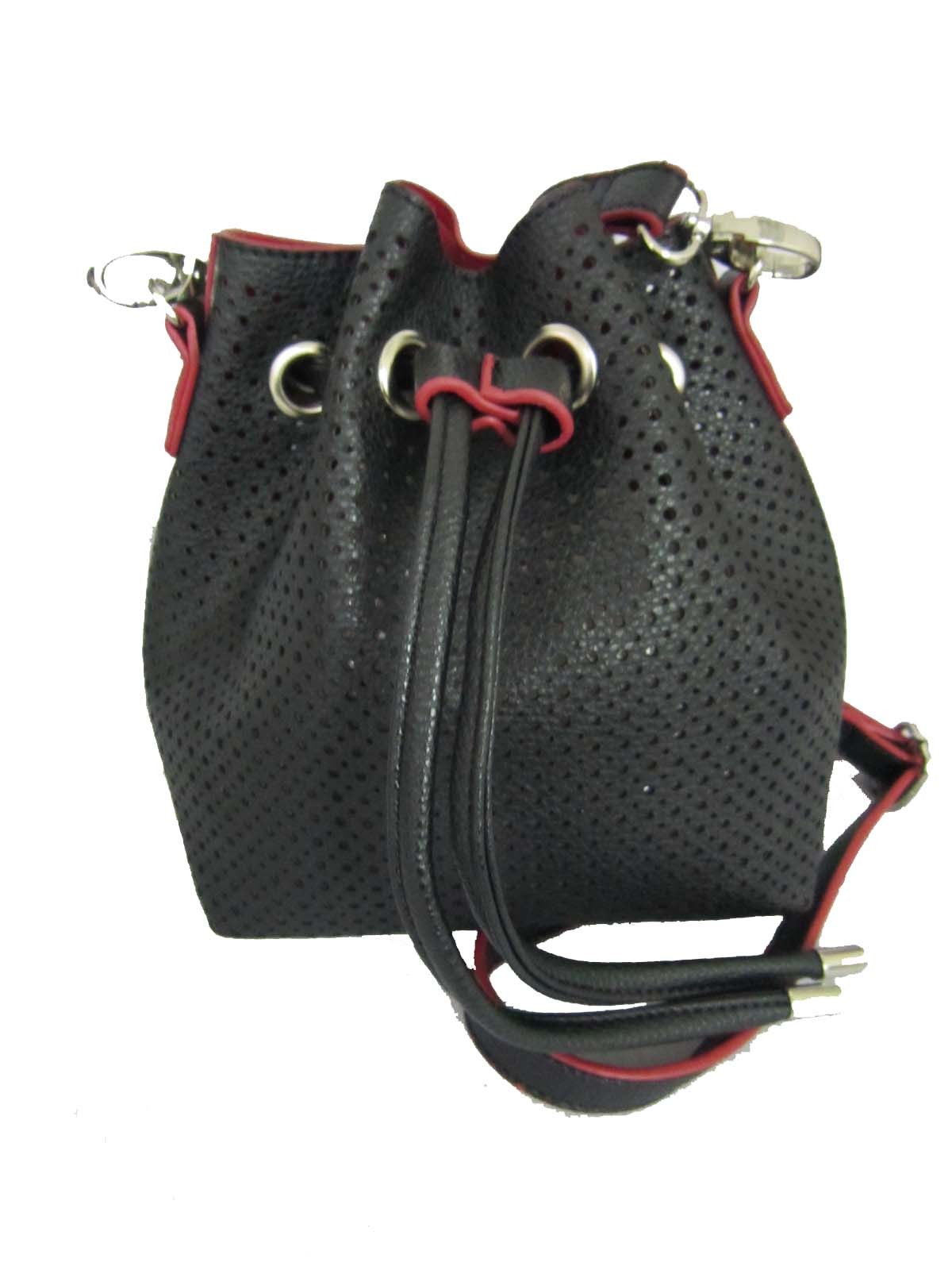 Black Mini Bucket Bag Gender: Women