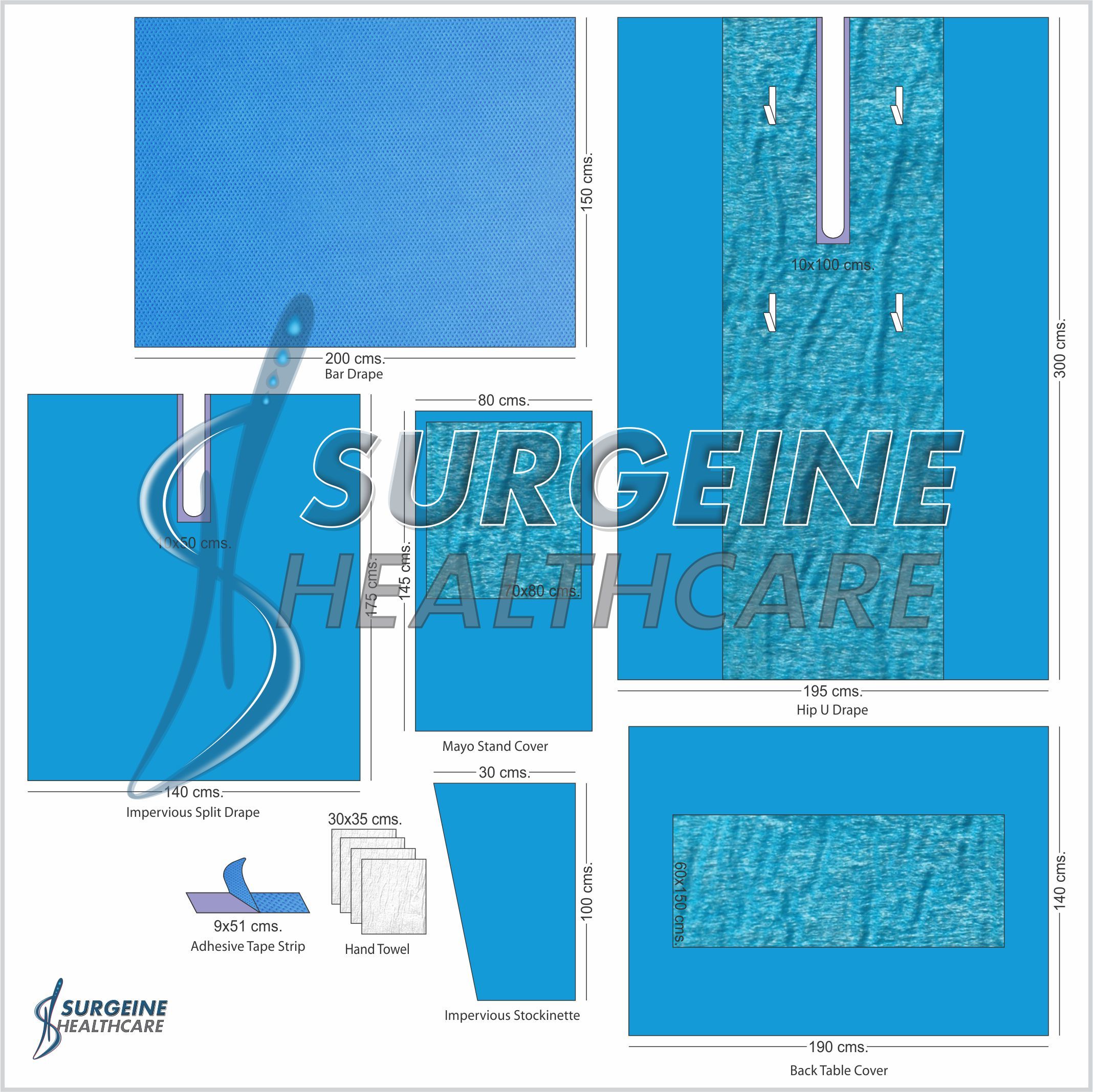 Orthopedic Drapes And Packs