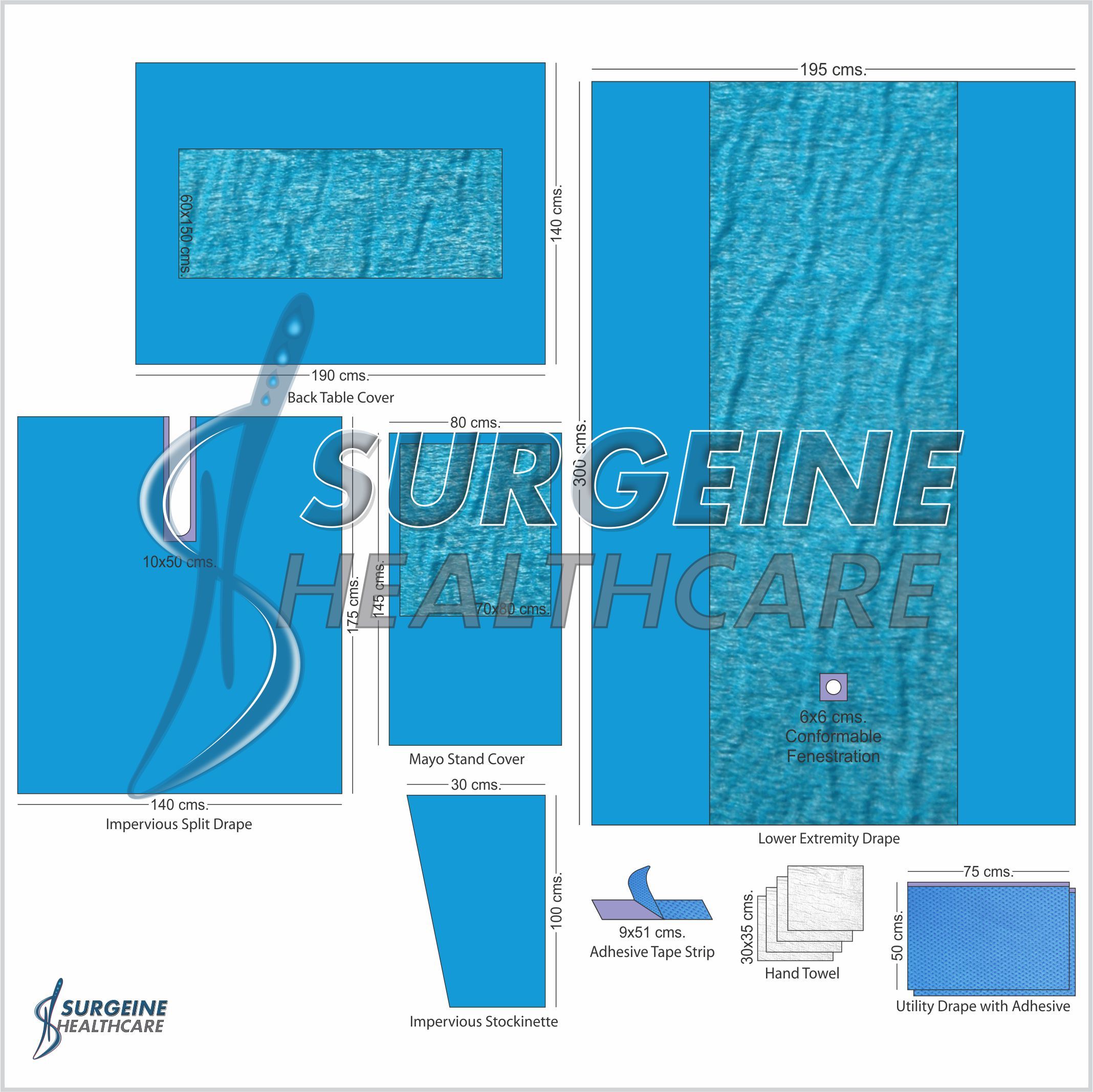 Orthopedic Drapes And Packs