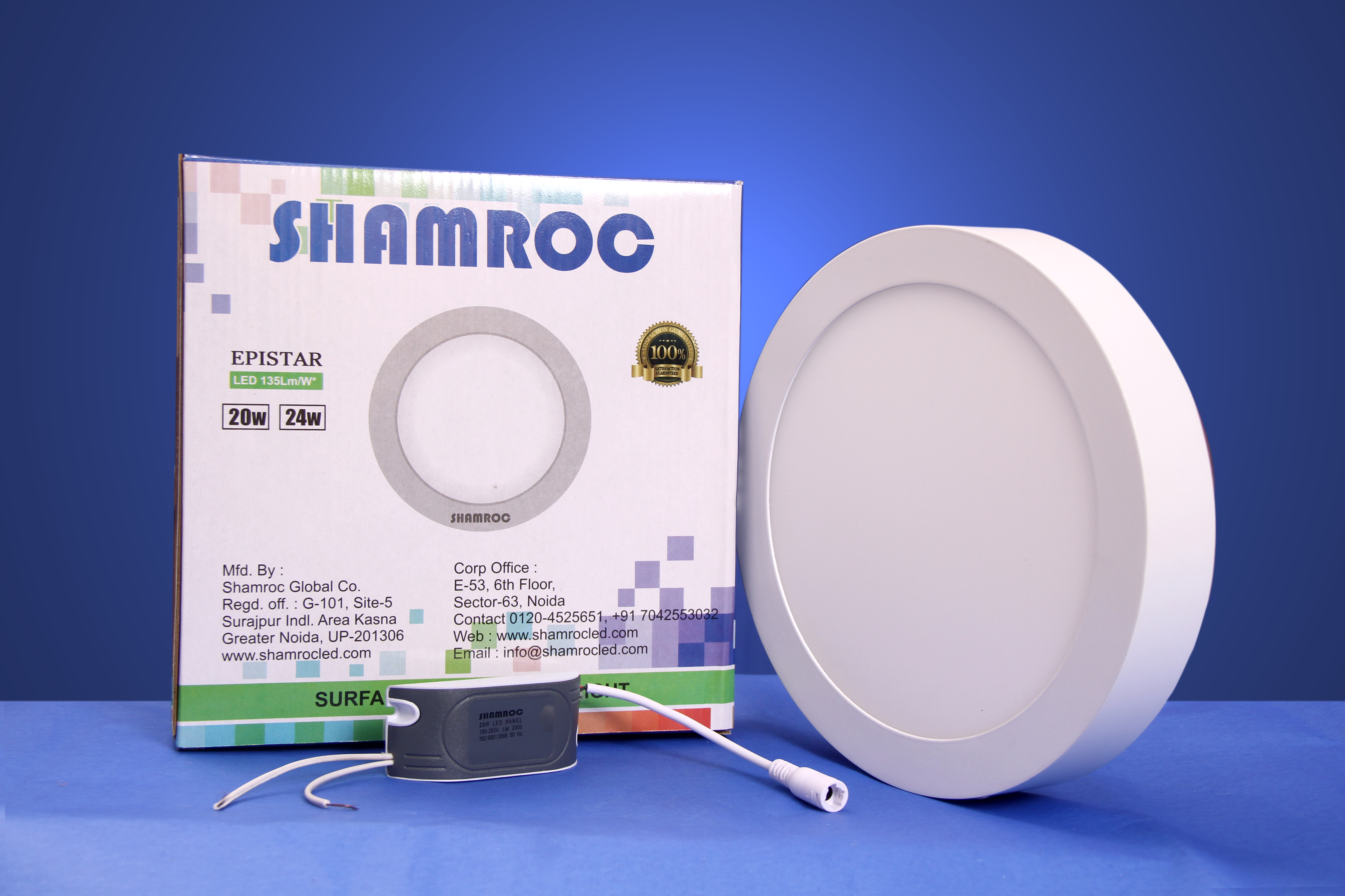 20w Round Surface Panel Light