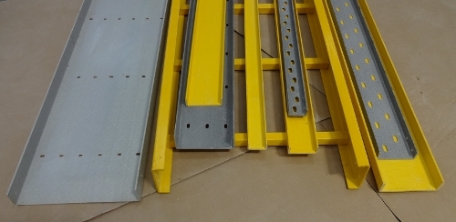 FiberTech FRP / GRP Cable Tray - 3 Meter Length, Custom Dimensions | Corrosion Resistant, Lightweight, Impact Resistant, Non-Conductive, Maintenance-Free, UV Resistant, Fire Retardant, Aesthetically Pleasing