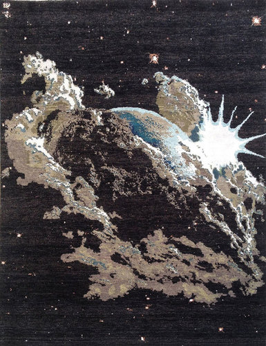 आधुनिक हाथ से गांठ वाला कालीन