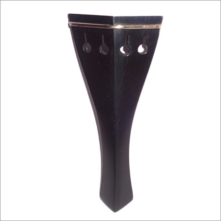 Violin Tailpiece Ebony English Hill Model With Golden Fret