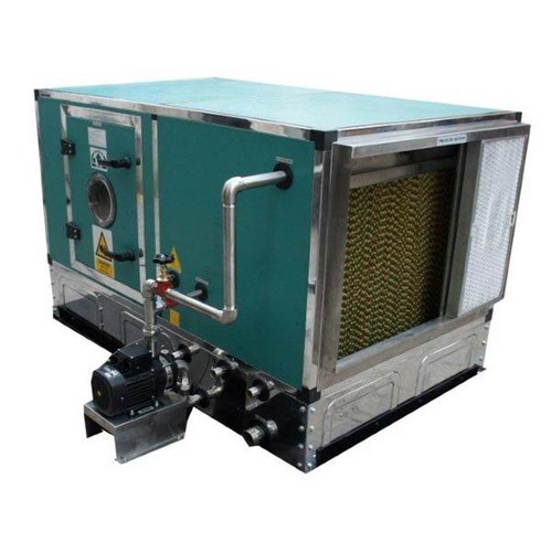 Air Washer Unit - Steel, Customizable Dimensions | Low Water Consumption, High Air Flow Rate, Low Noise Level, Efficient Power Consumption, 1 Year Warranty