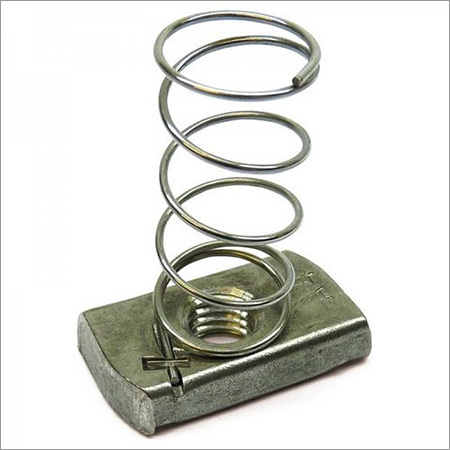 स्टेनलेस स्टील लंबा स्प्रिंग चैनल नट