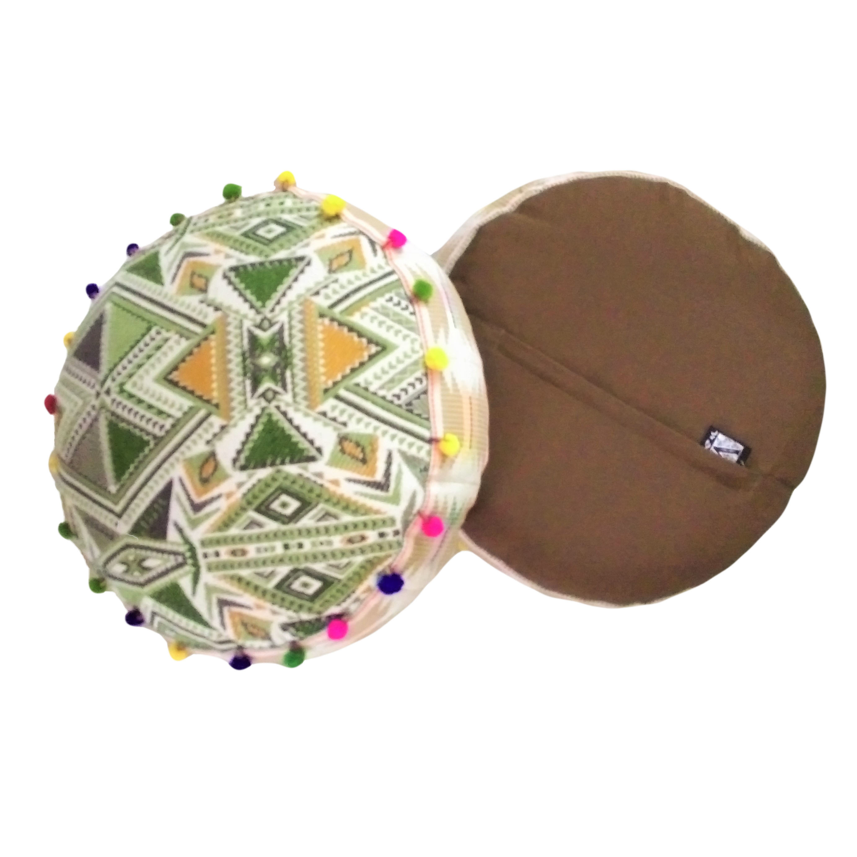 Jacquard Woven Floor Cushion Dimensions: 21*21*7 Inch (In)