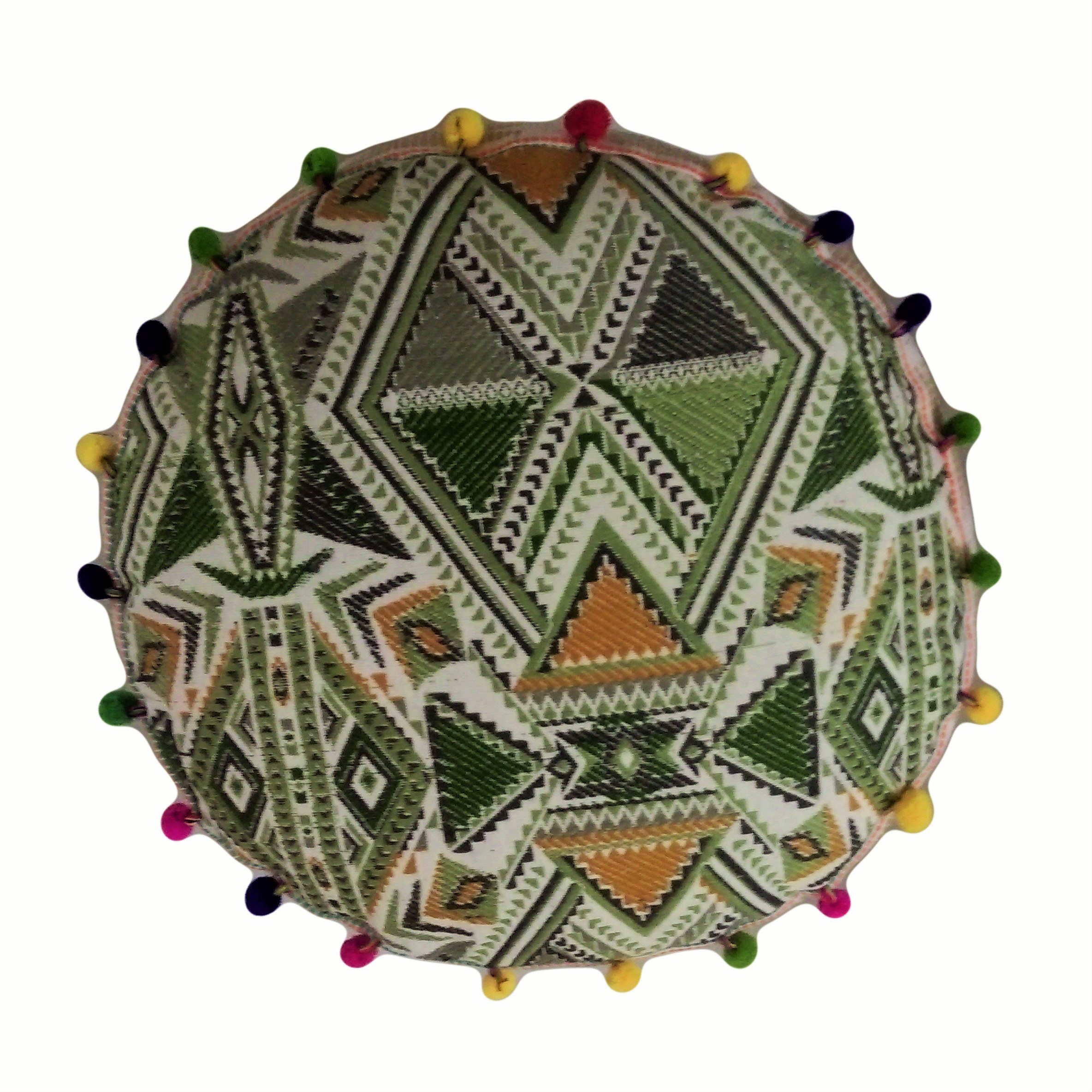 Jacquard Woven Floor Cushion Dimensions: 21*21*7 Inch (In)