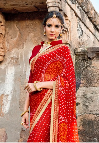 Georgette Churidar Suit