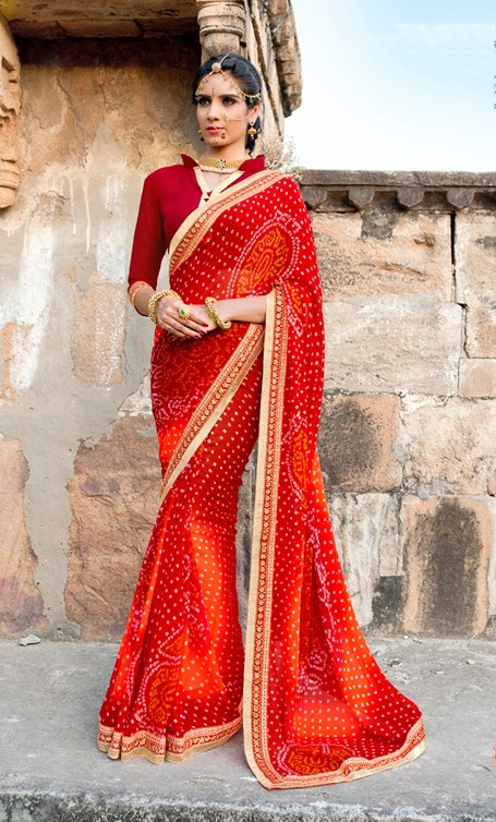Georgette Churidar Suit