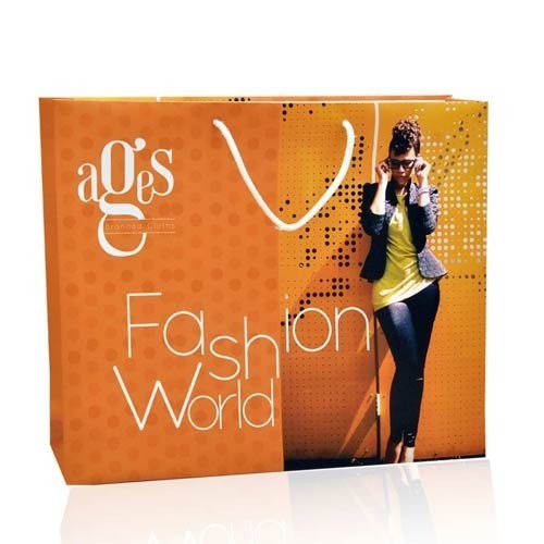 प्रिंटेड पेपर कैरी बैग