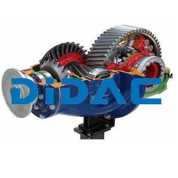 डबल रेड्यूसर यूनिट कटअवे के साथ HGV डिफरेंशियल