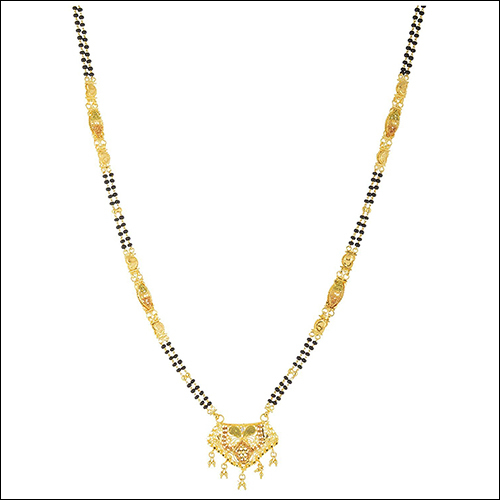 सोने की प्लेटिंग वाला मंगलसूत्र