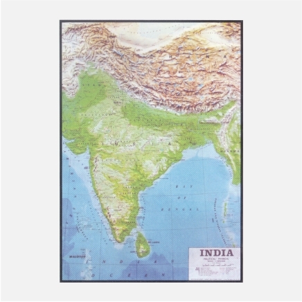 3D मानचित्र (3D उभरे हुए राहत प्लास्टिक मानचित्र)